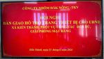 Công ty Nhôm Đắk Nông – TKV hỗ trợ hơn 112 triệu đồng cho UBND xã Kiến Thành, huyện Đắk R’lấp
